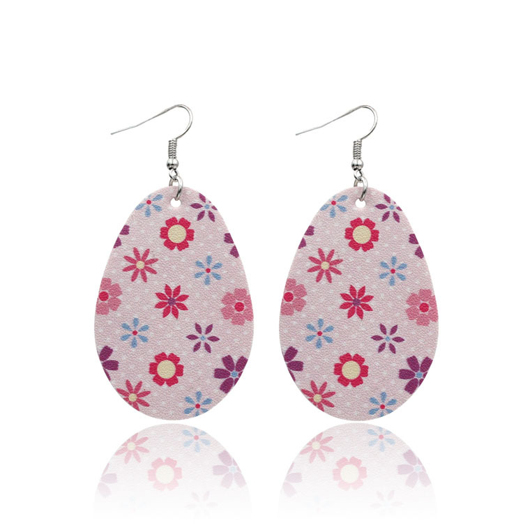 Fashion Earrings 2022 Flower Easter Eggs Bunny Earrings Dangle Earrings Set for Teen Girls Women Valentine Day Gifts