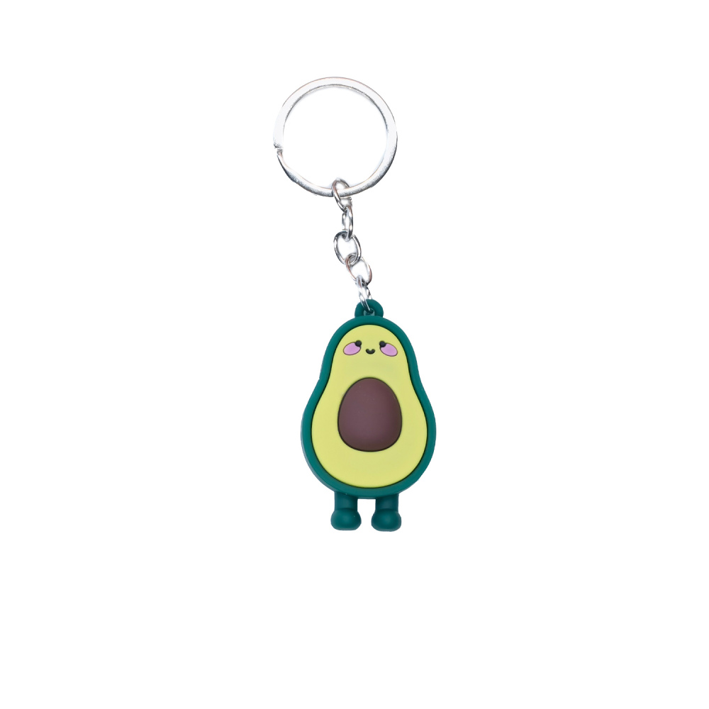 Hot Sale Cute Avocado Key Ring for Hanging Bag Accessories Chain Pendant Jewelry Various Occasions Valentine's Day Birthday