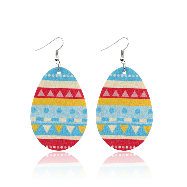 Fashion Earrings 2022 Flower Easter Eggs Bunny Earrings Dangle Earrings Set for Teen Girls Women Valentine Day Gifts