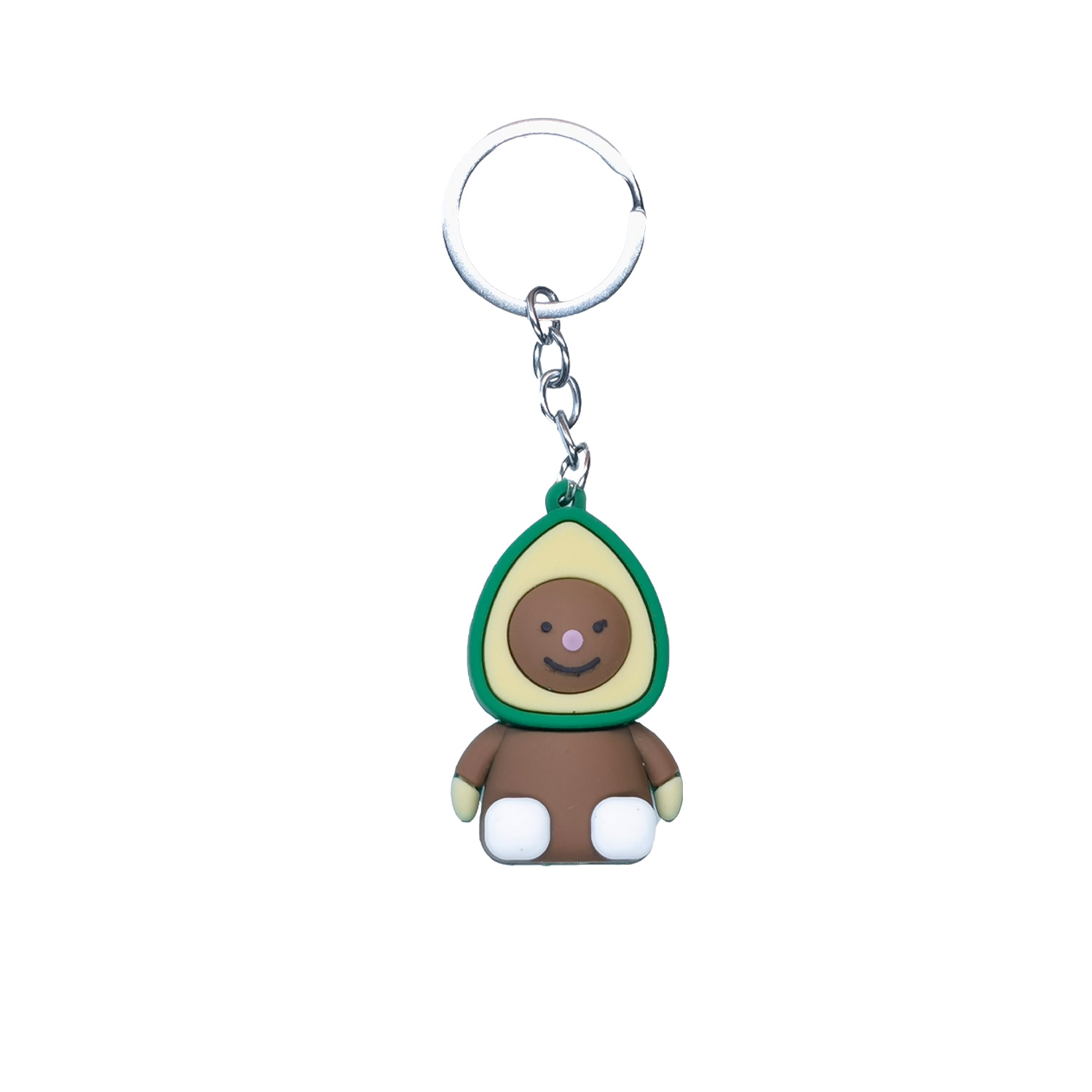Hot Sale Cute Avocado Key Ring for Hanging Bag Accessories Chain Pendant Jewelry Various Occasions Valentine's Day Birthday