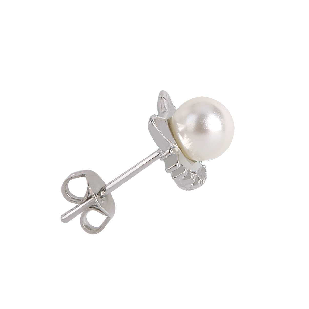 Cute Cat Earrings Freshwater Pearl Earrings Sterling Silver Stud Earrings for Women Gift