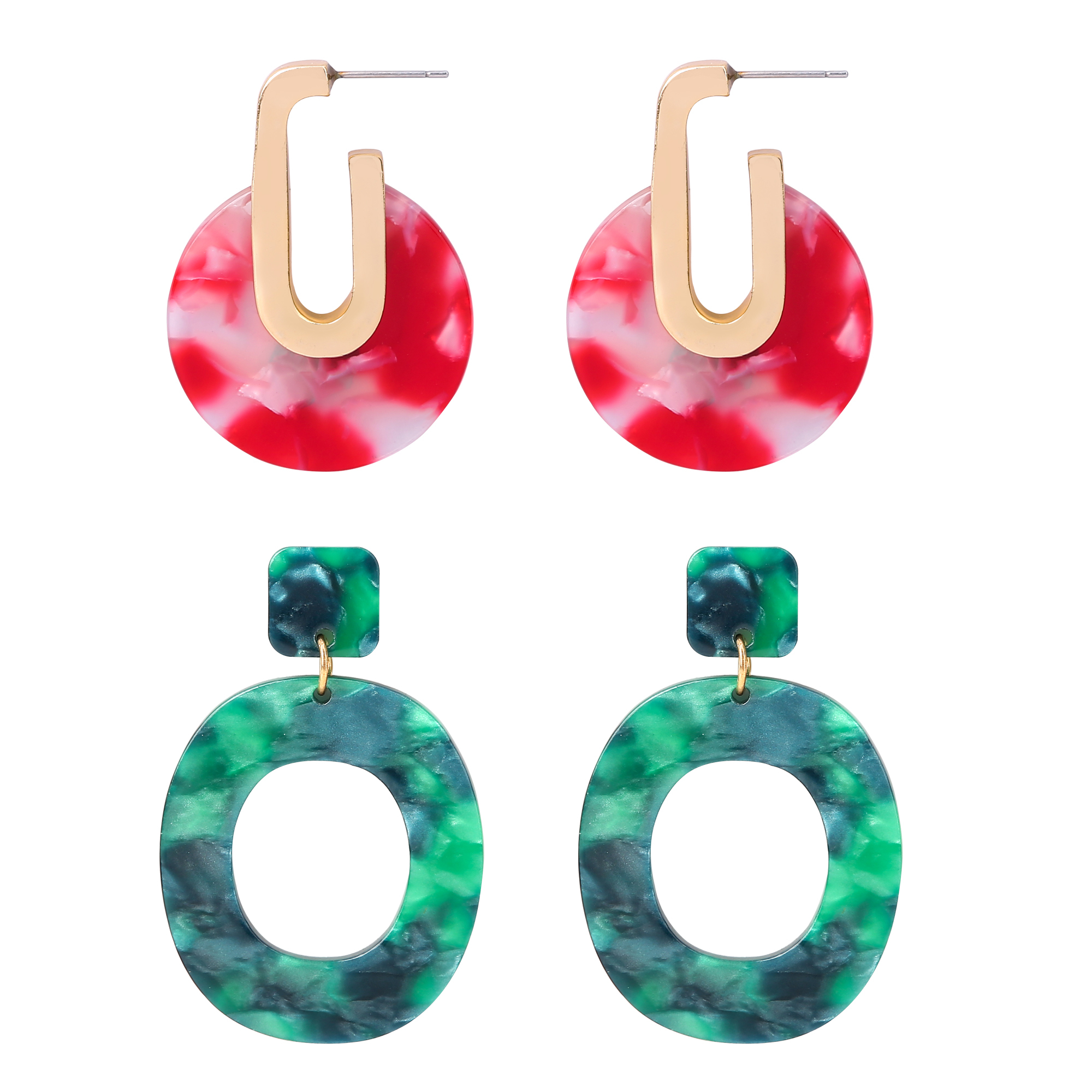 Fashion Jewelry Earrings Acrylic Statement Drop Earrings for Women Girls Gift