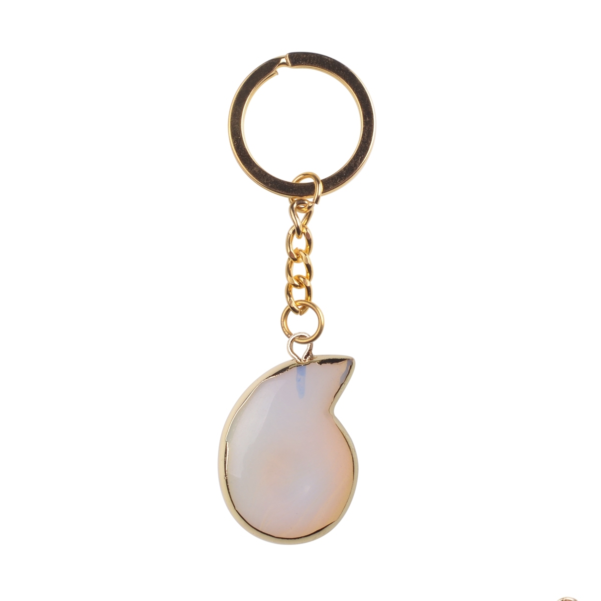 Healing Crystal Necklace for Women Men Energy Healing Crystal couch Shape Pendant Gemstones Jewelry with Gold and Silver Chain