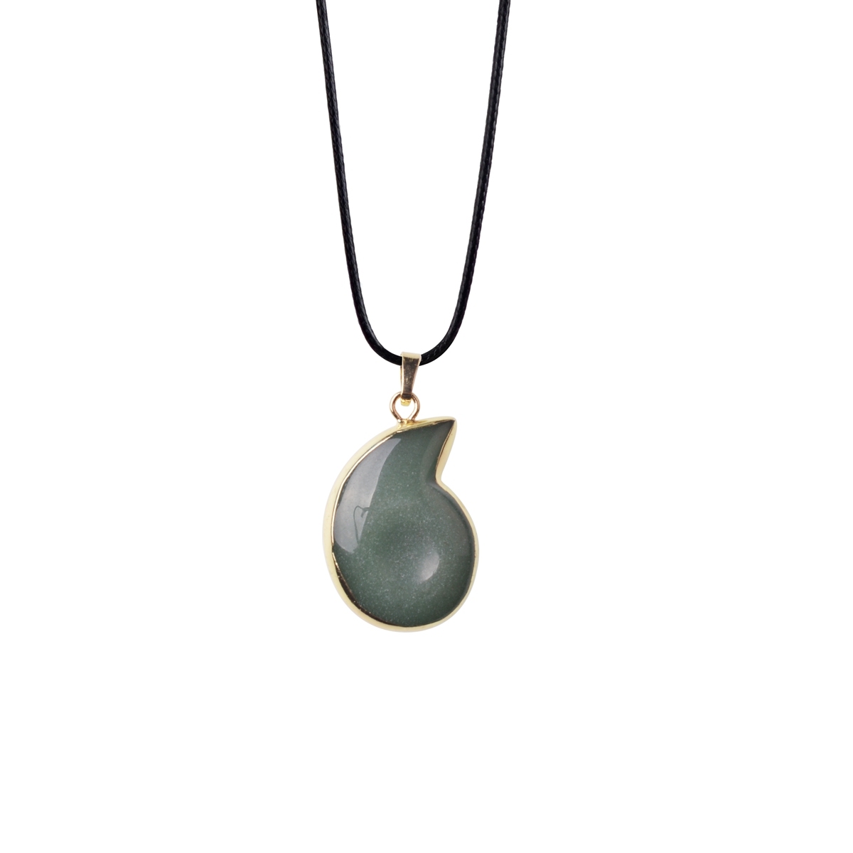 Healing Crystal Necklace for Women Men Energy Healing Crystal couch Shape Pendant Gemstones Jewelry with Gold and Silver Chain