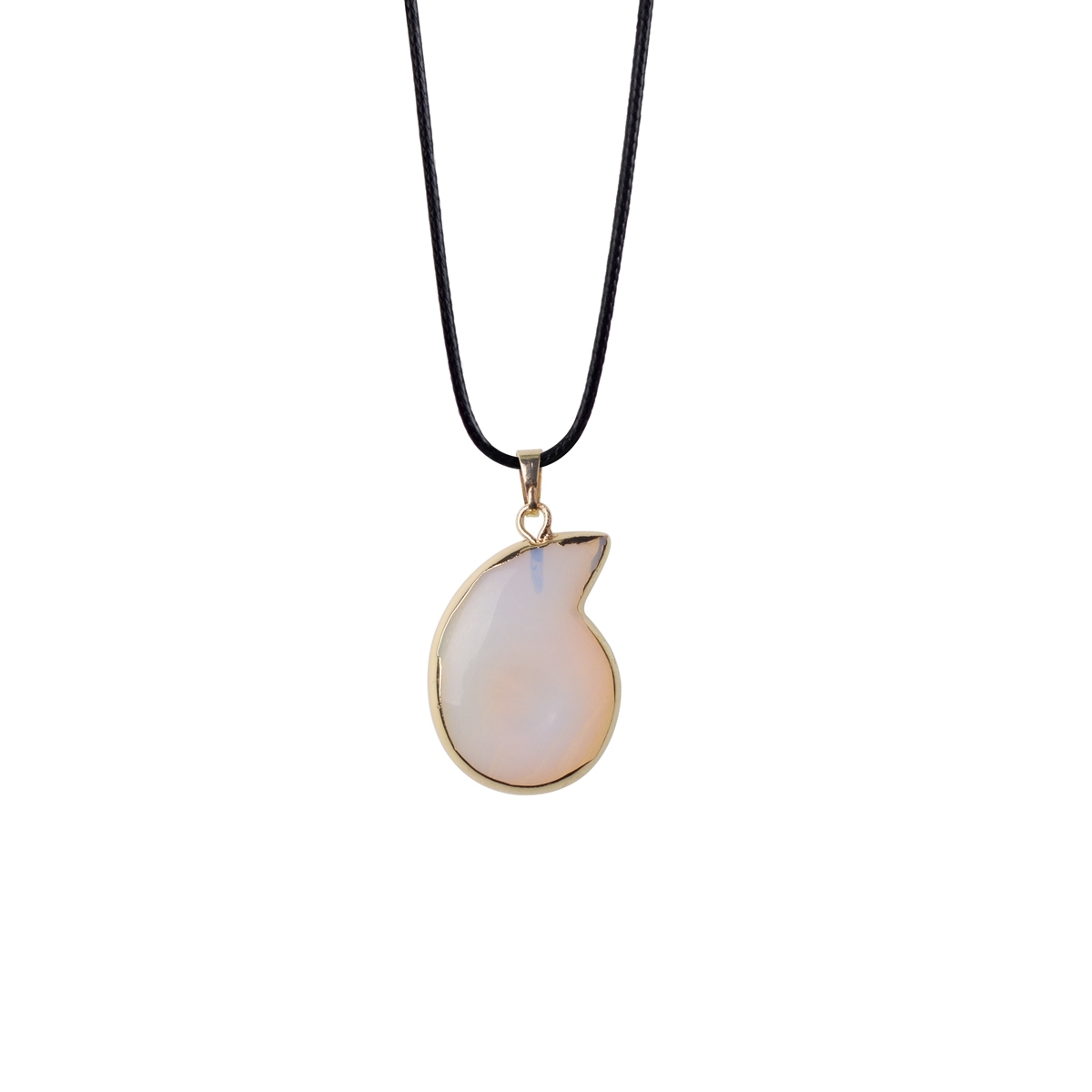 Healing Crystal Necklace for Women Men Energy Healing Crystal couch Shape Pendant Gemstones Jewelry with Gold and Silver Chain
