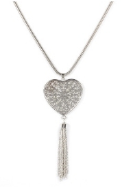 Long Pendant Necklaces For Women Knot Disk Circle Tassel Pendant Statement Sweater Necklace Set Gold Silver Chain Girl Jewelry