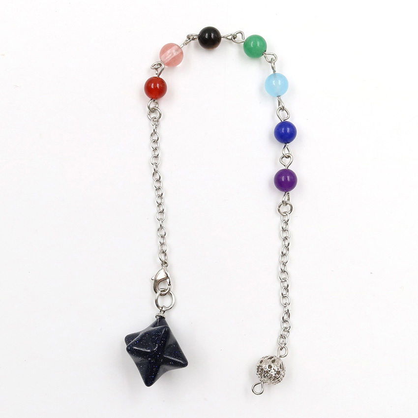 Merkaba Crystal Pendants pendulum Necklace for Women Men Jewelry Energy Healing Gemstone pendant