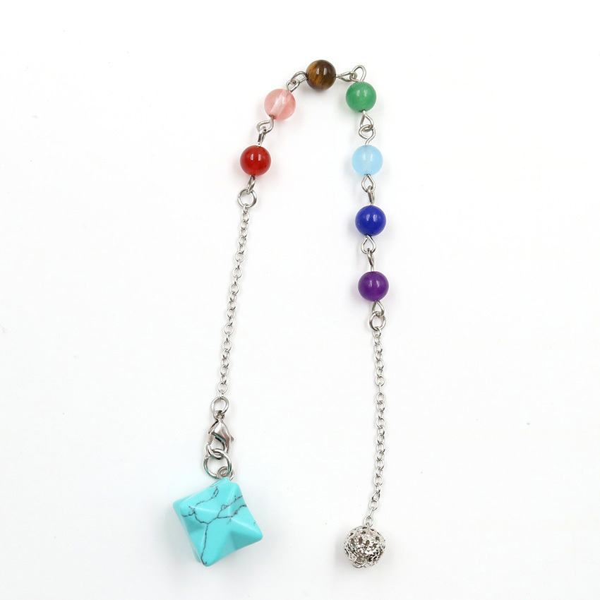 Merkaba Crystal Pendants pendulum Necklace for Women Men Jewelry Energy Healing Gemstone pendant
