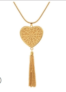Long Pendant Necklaces For Women Knot Disk Circle Tassel Pendant Statement Sweater Necklace Set Gold Silver Chain Girl Jewelry