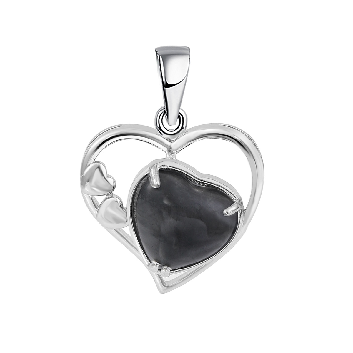 Fashion Crystal Pendant Necklaces Love Heart Necklace Hollow Heart Stone Pendants Charms Women Jewelry Gift