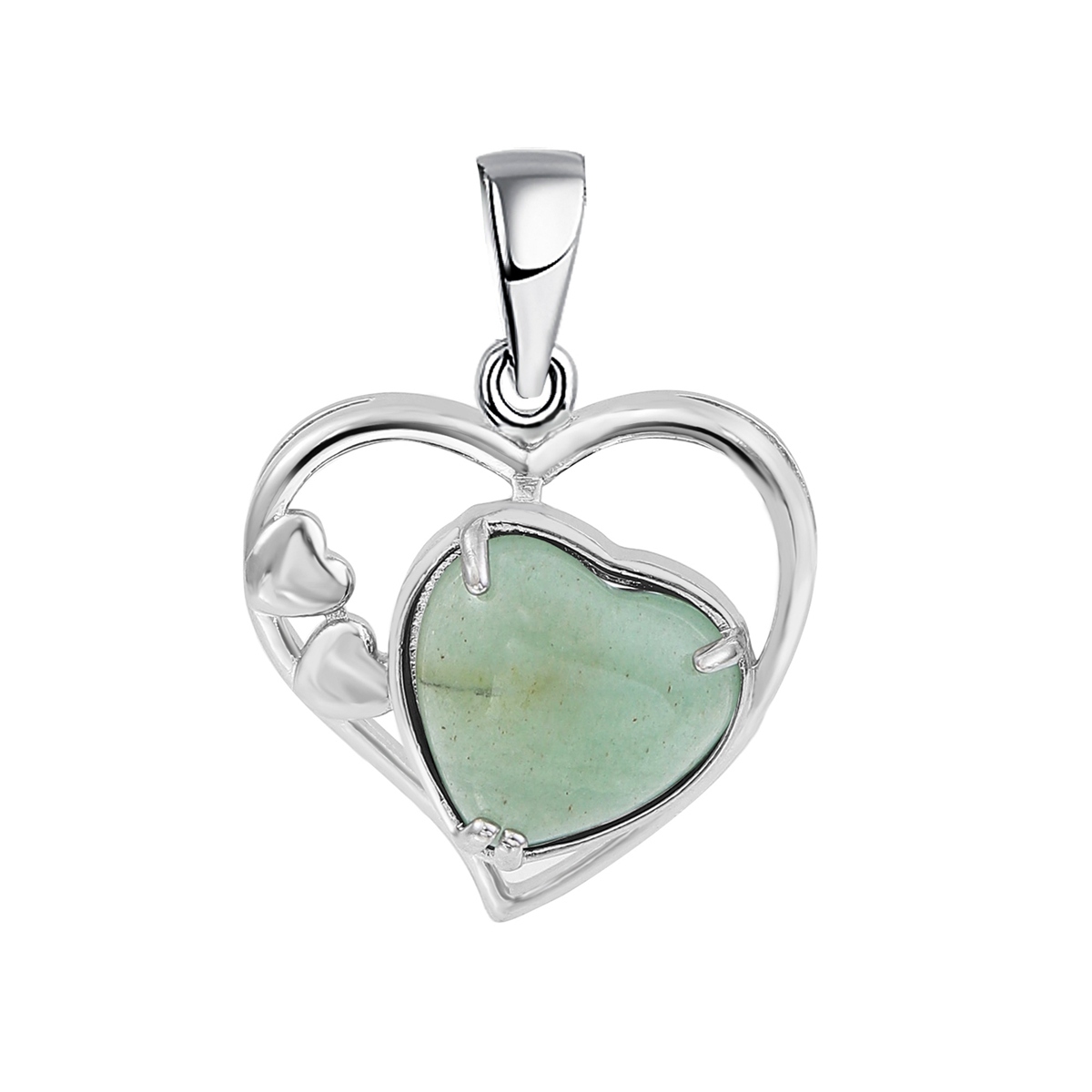 Fashion Crystal Pendant Necklaces Love Heart Necklace Hollow Heart Stone Pendants Charms Women Jewelry Gift