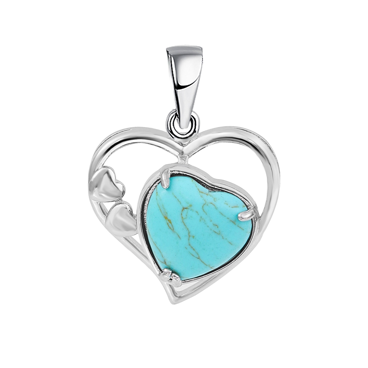 Fashion Crystal Pendant Necklaces Love Heart Necklace Hollow Heart Stone Pendants Charms Women Jewelry Gift