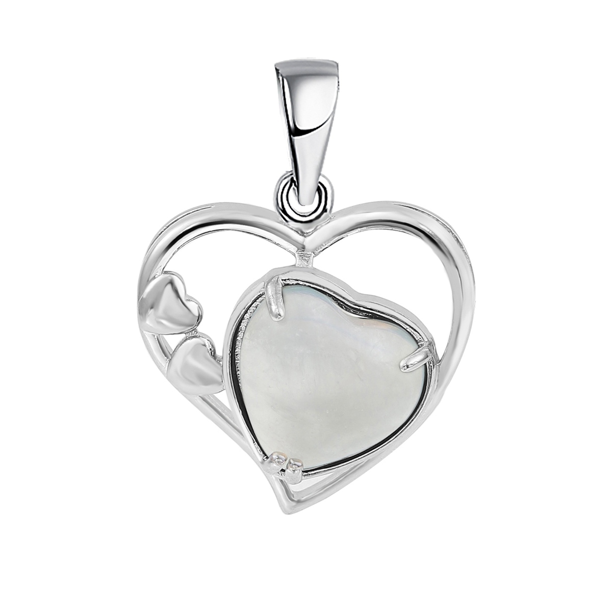 Fashion Crystal Pendant Necklaces Love Heart Necklace Hollow Heart Stone Pendants Charms Women Jewelry Gift