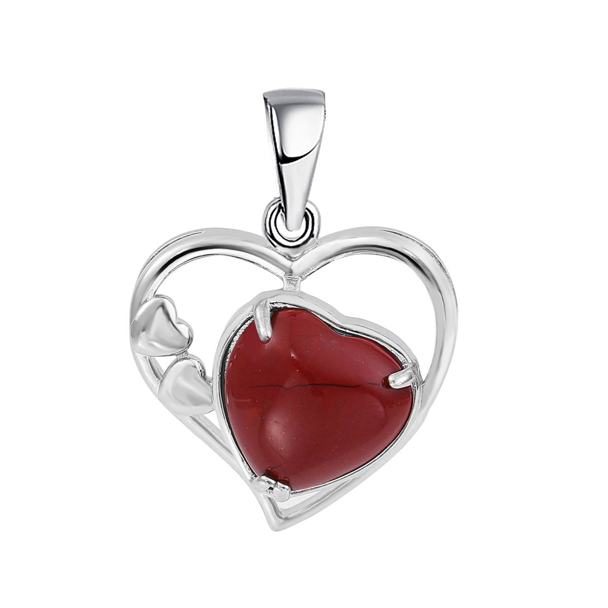 Fashion Crystal Pendant Necklaces Love Heart Necklace Hollow Heart Stone Pendants Charms Women Jewelry Gift
