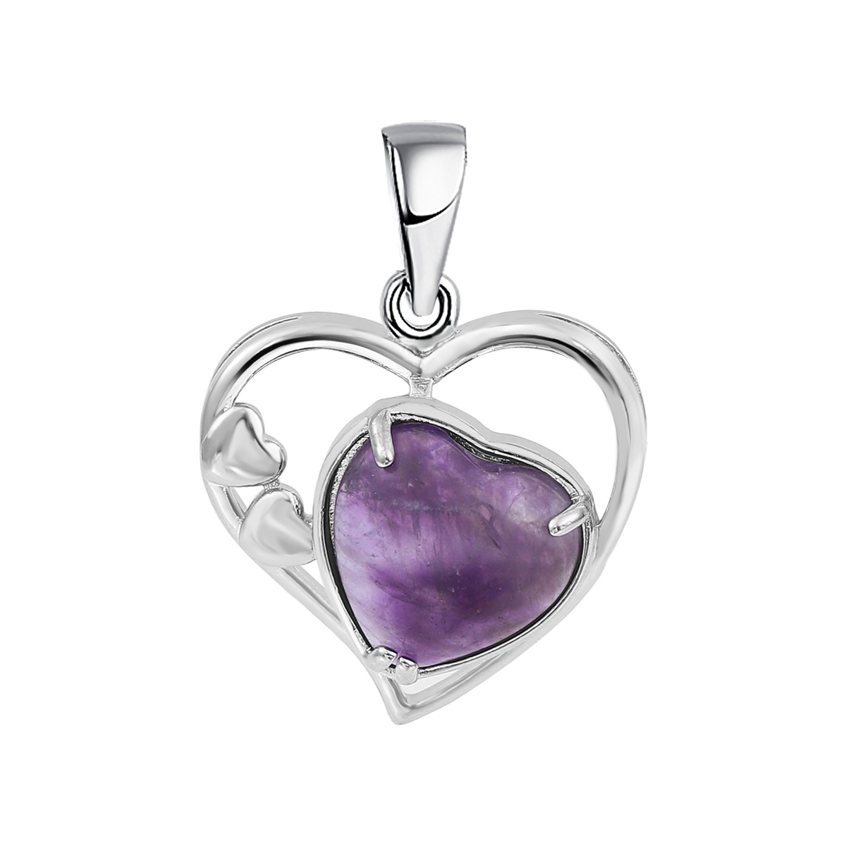 Fashion Crystal Pendant Necklaces Love Heart Necklace Hollow Heart Stone Pendants Charms Women Jewelry Gift