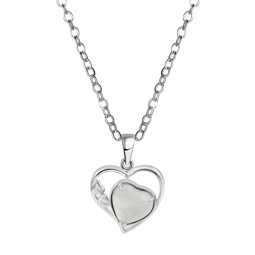 Natural Stone Hollow Heart Stones Pendant Amethyst Quartz Chakras Pendants Healing Crystal Pink Quartz Jewelry For Women And Men