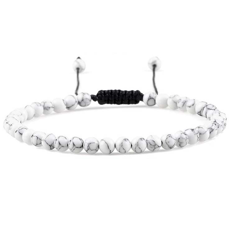 Friendship Bracelets 4mm Natural Blue Turquoise Agate Small Tiger eye Beads Bracelet For Women Girls