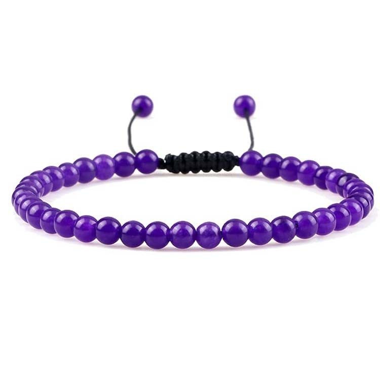 Friendship Bracelets 4mm Natural Blue Turquoise Agate Small Tiger eye Beads Bracelet For Women Girls