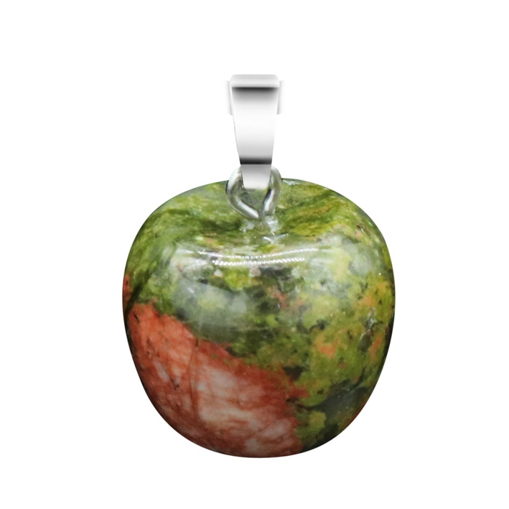 Wholesale Colourful Natural Crystal Carving Apple Quartz Stone Different Material Crystal Apple For Decoration