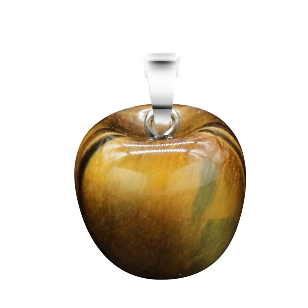 Wholesale Colourful Natural Crystal Carving Apple Quartz Stone Different Material Crystal Apple For Decoration
