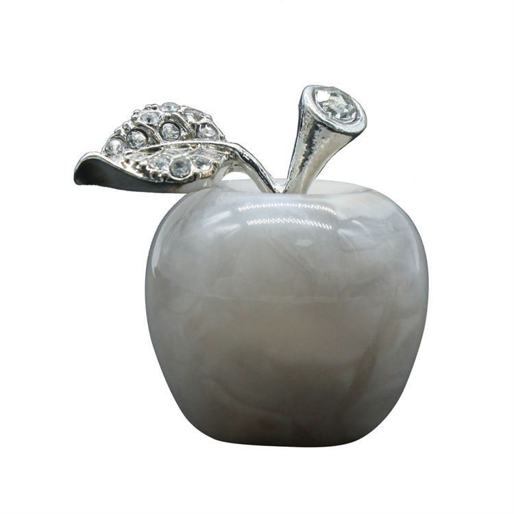 Wholesale Natural High Quality Crystal Apple Christmas Peace Fruit Gift Healing Crystal Apple For Pendant Jewelry Making