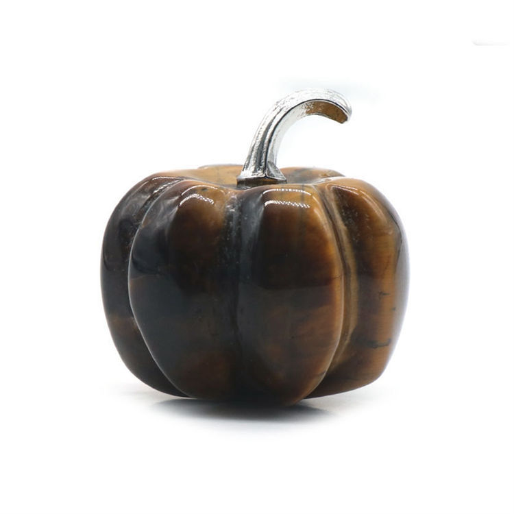 Wholesale Natural Crystal Agate Stone Pumpkin Shape Crafts For Decoration