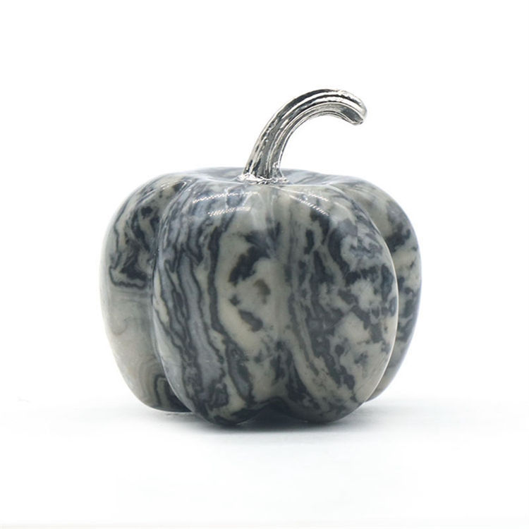 Wholesale Natural Crystal Agate Stone Pumpkin Shape Crafts For Decoration