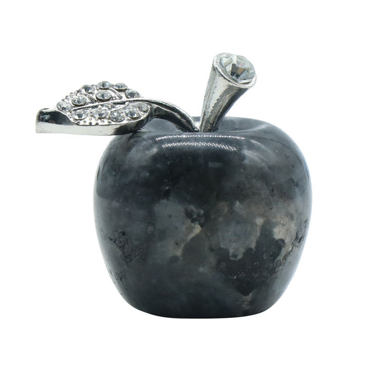 Wholesale Natural High Quality Crystal Apple Christmas Peace Fruit Gift Healing Crystal Apple For Pendant Jewelry Making