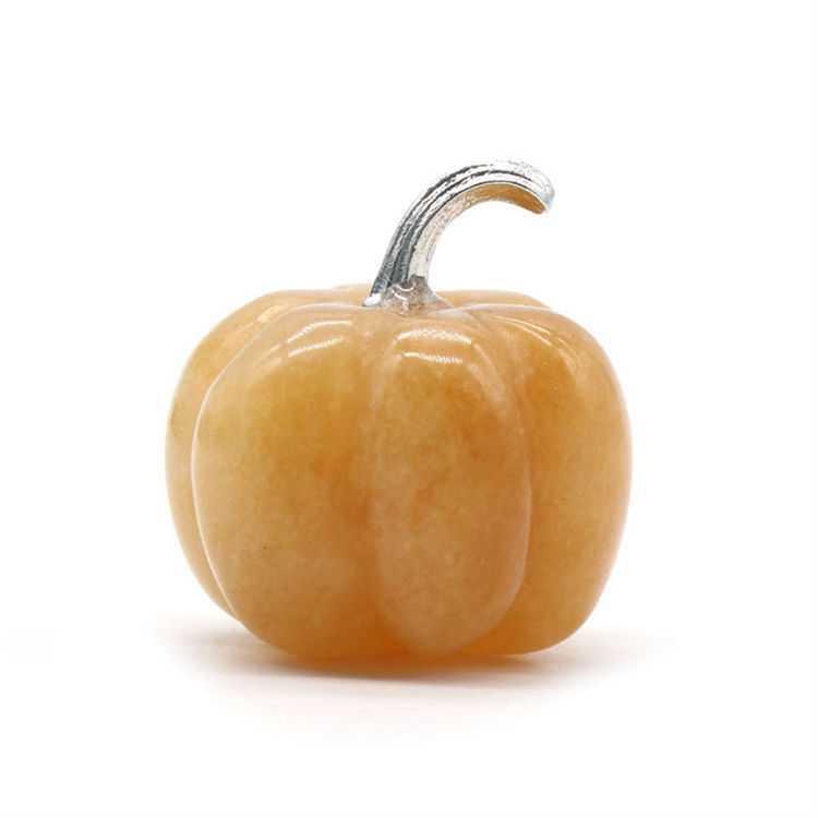 Wholesale Natural Crystal Agate Stone Pumpkin Shape Crafts For Decoration
