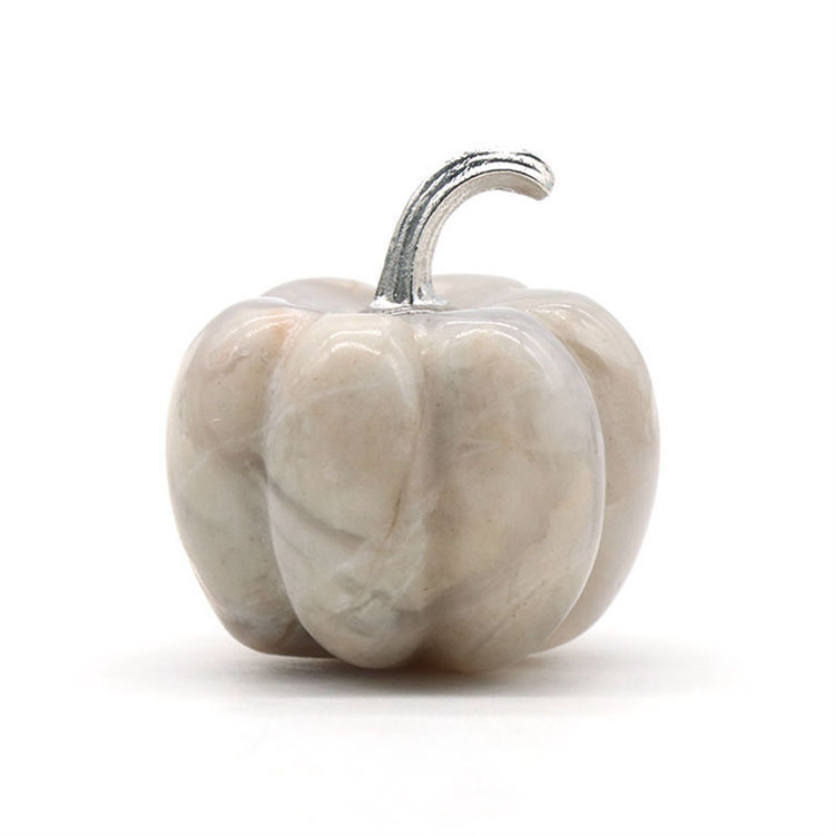 Wholesale Natural Crystal Agate Stone Pumpkin Shape Crafts For Decoration