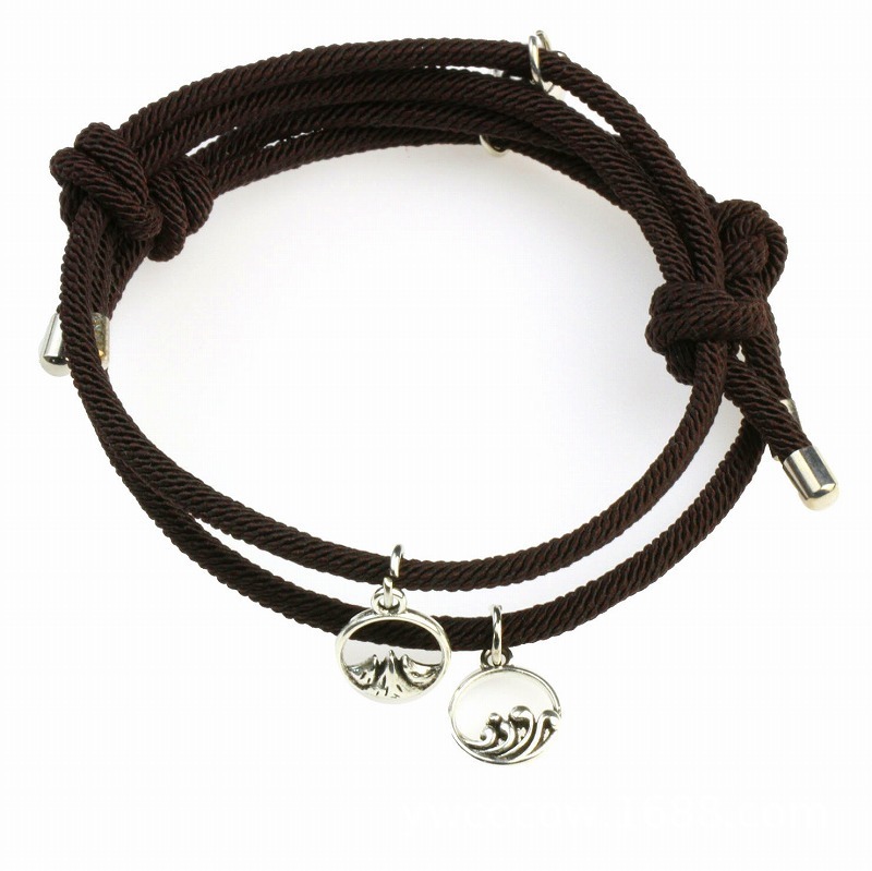 2pcs/set Couple Magnetic Attraction Ball Adjustable Bracelet Charms Friendship Couple Bracelet Jewelry Lover Gift