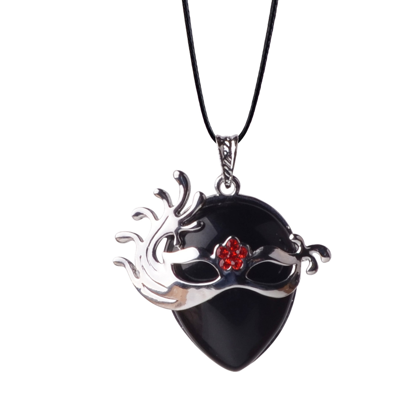 Fashion Crystal Stone Green Aventurine Heart Pendant Necklace with Silver and Gold Chain for Women Jewelry