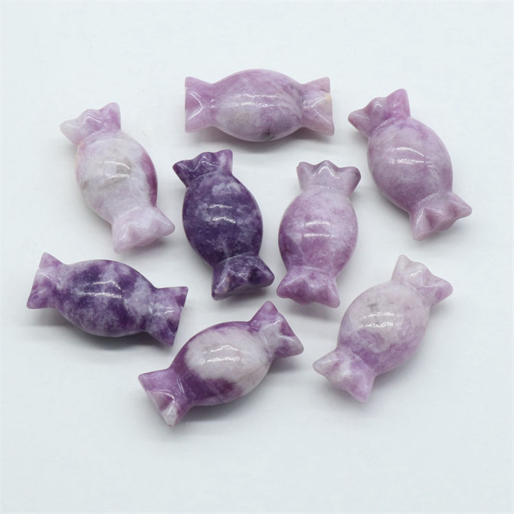 7 Chakra Candy Crafts Natural Colorful Sweet Healing Crystal Stone Ornament For Halloween Gift Jewelry
