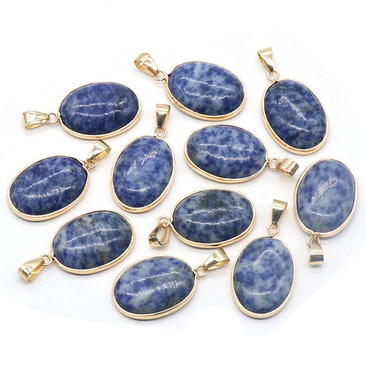 18x25mm Natural Crystal Stone Irregular Waterdrop Shape Exquisite Quartz Agate Charms for Jewelry Making Necklace Bracelet