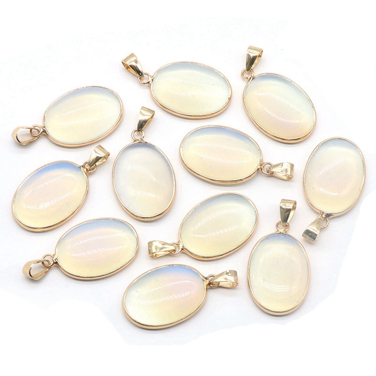 18x25mm Natural Crystal Stone Irregular Waterdrop Shape Exquisite Quartz Agate Charms for Jewelry Making Necklace Bracelet