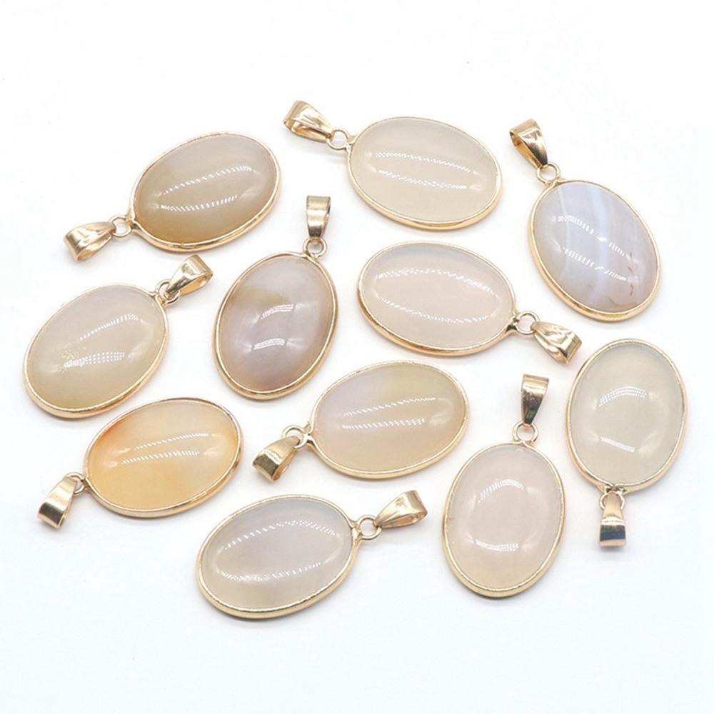18x25mm Natural Crystal Stone Irregular Waterdrop Shape Exquisite Quartz Agate Charms for Jewelry Making Necklace Bracelet
