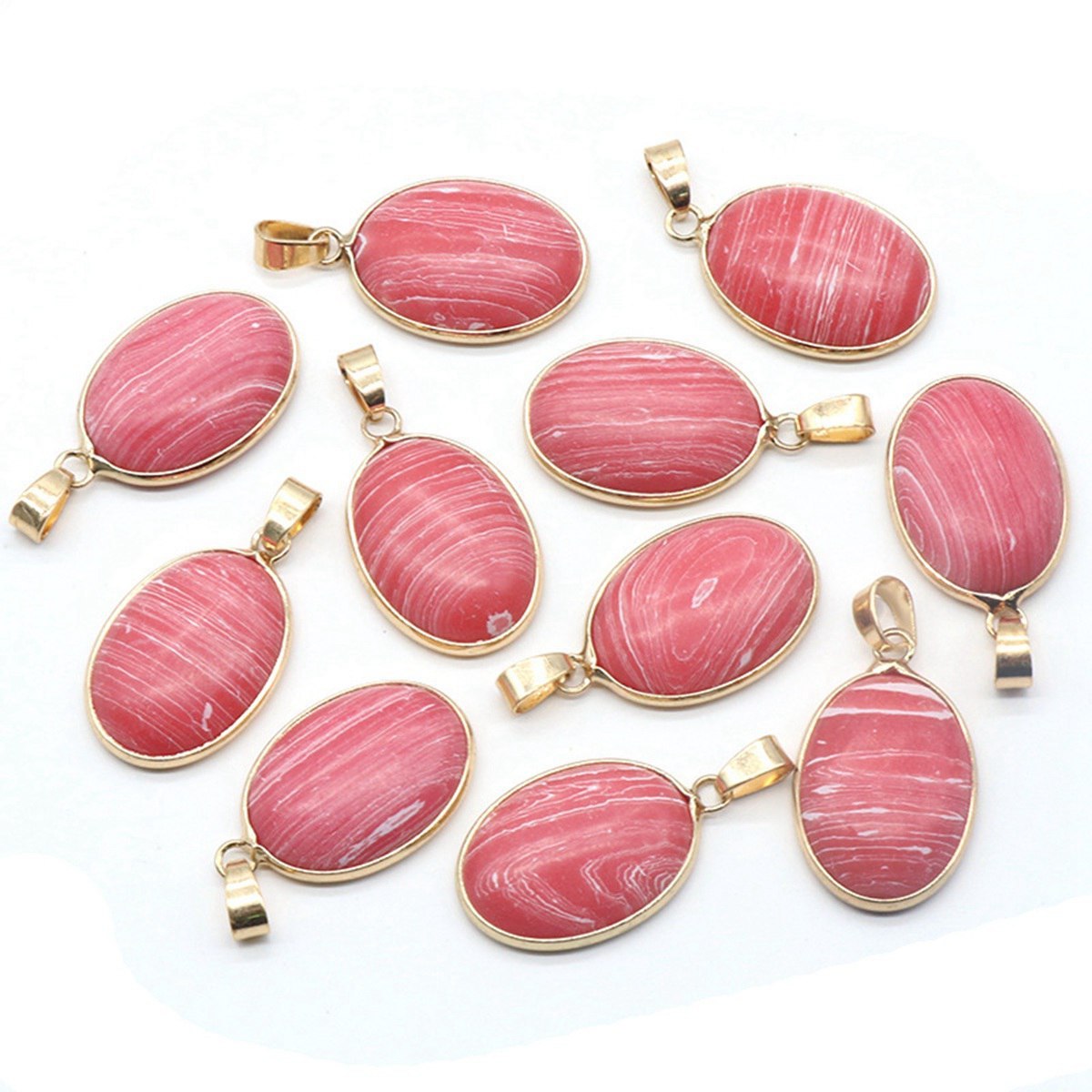 18x25mm Natural Crystal Stone Irregular Waterdrop Shape Exquisite Quartz Agate Charms for Jewelry Making Necklace Bracelet