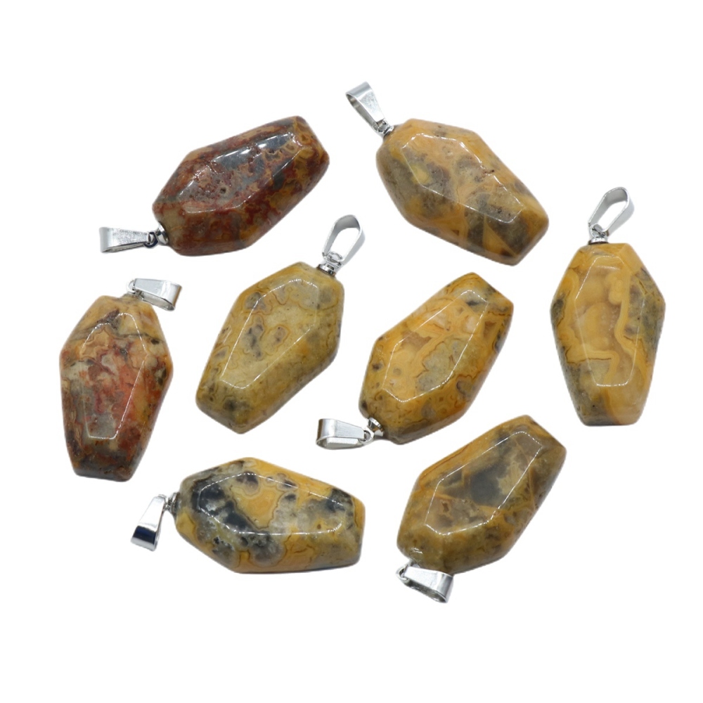 Wholesale Different Materials Cute Coffin Crystal Stone Coffin Shaped Gemstone Mini Carved Stone Crystal Gift