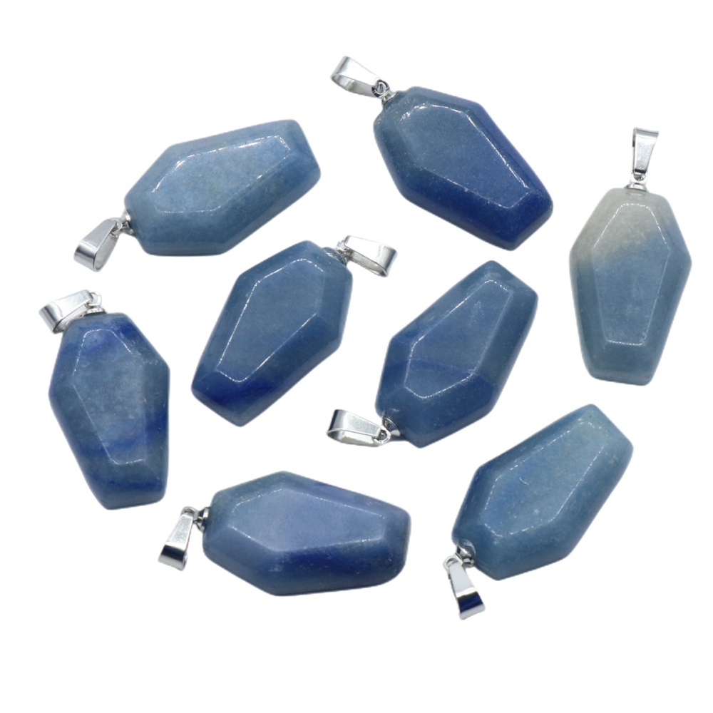 Wholesale Different Materials Cute Coffin Crystal Stone Coffin Shaped Gemstone Mini Carved Stone Crystal Gift