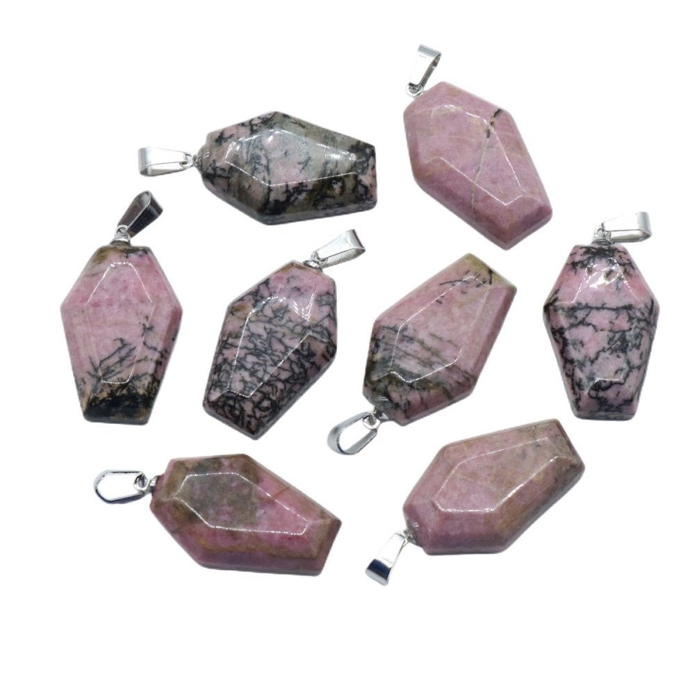 Wholesale Different Materials Cute Coffin Crystal Stone Coffin Shaped Gemstone Mini Carved Stone Crystal Gift