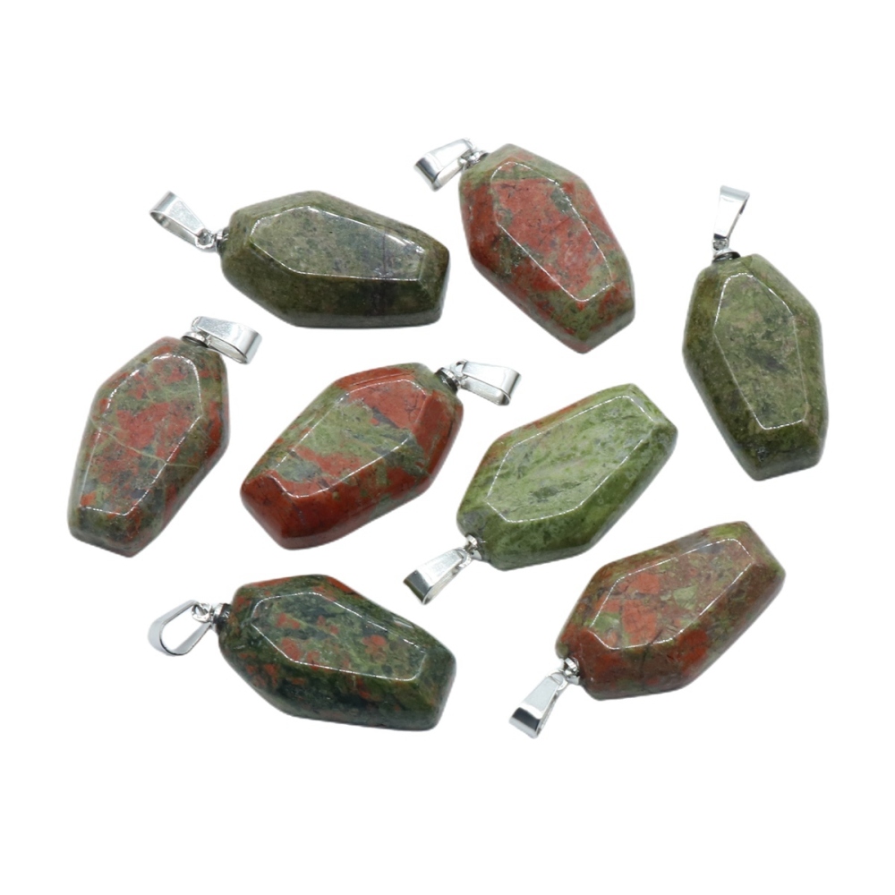 Wholesale Different Materials Cute Coffin Crystal Stone Coffin Shaped Gemstone Mini Carved Stone Crystal Gift