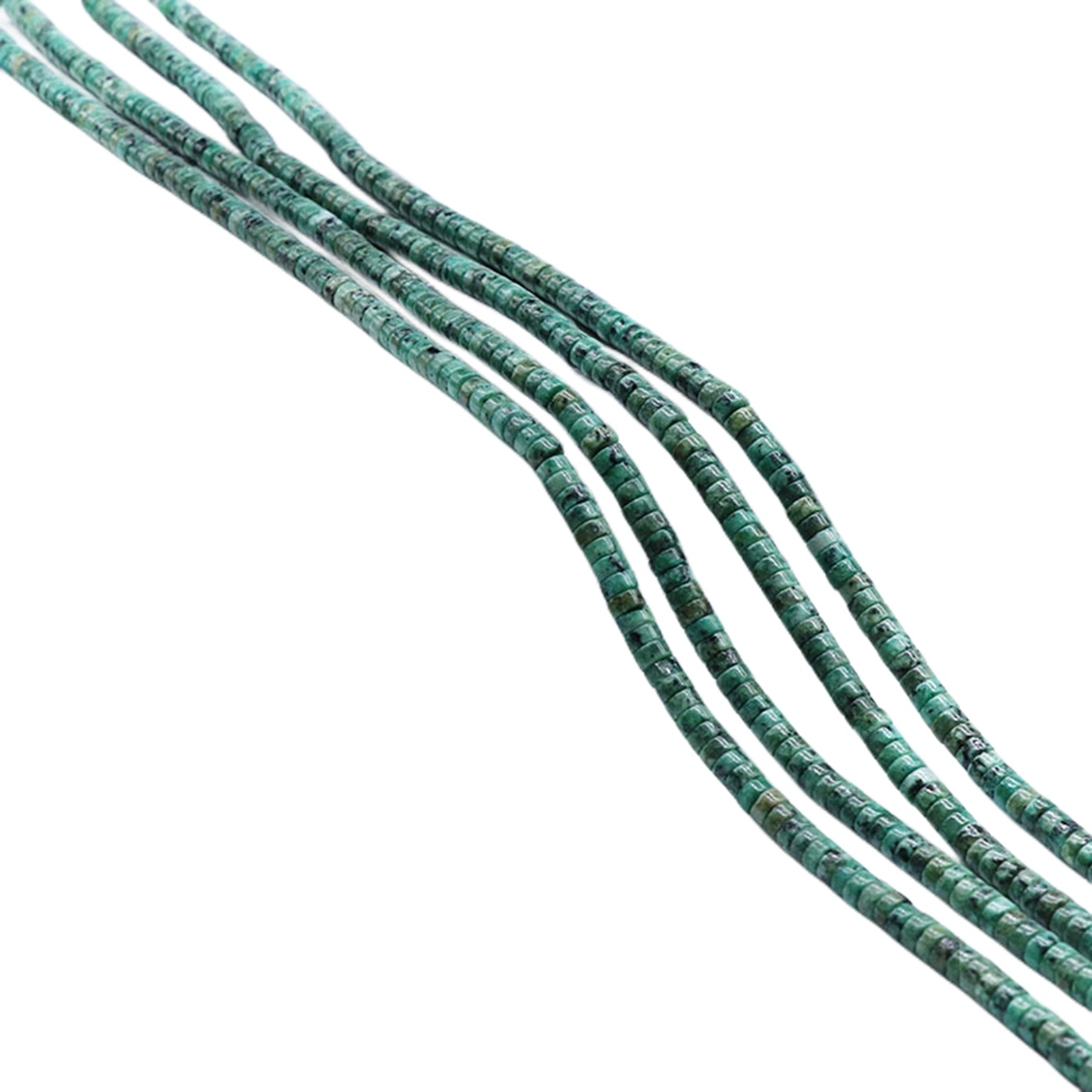 1 Strand 4x2mm Natural Flat Spacer Gemstone Beads Charming Crystal Agate Colored Stones for DIY Bracelet Necklace Jewelry Making