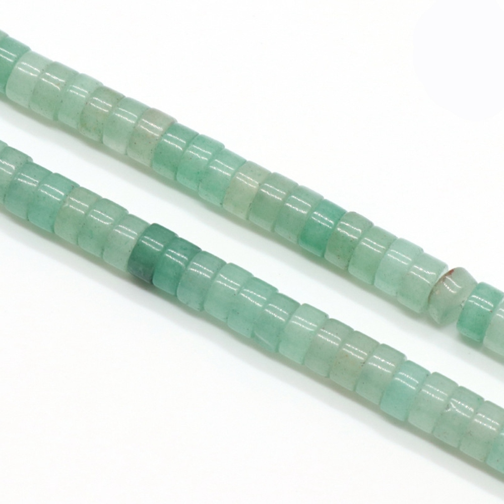 1 Strand 3x6mm Natural Flat Gemstone Beads Charming Crystal Agate Colored Stones for DIY Bracelet Necklace Jewelry Making