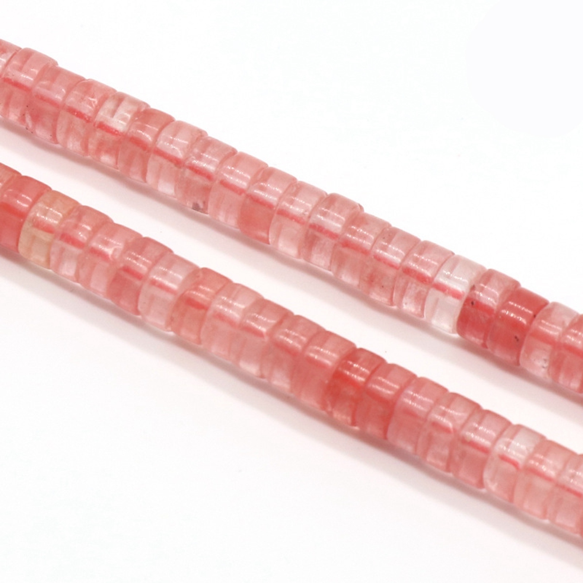 1 Strand 3x6mm Natural Flat Gemstone Beads Charming Crystal Agate Colored Stones for DIY Bracelet Necklace Jewelry Making