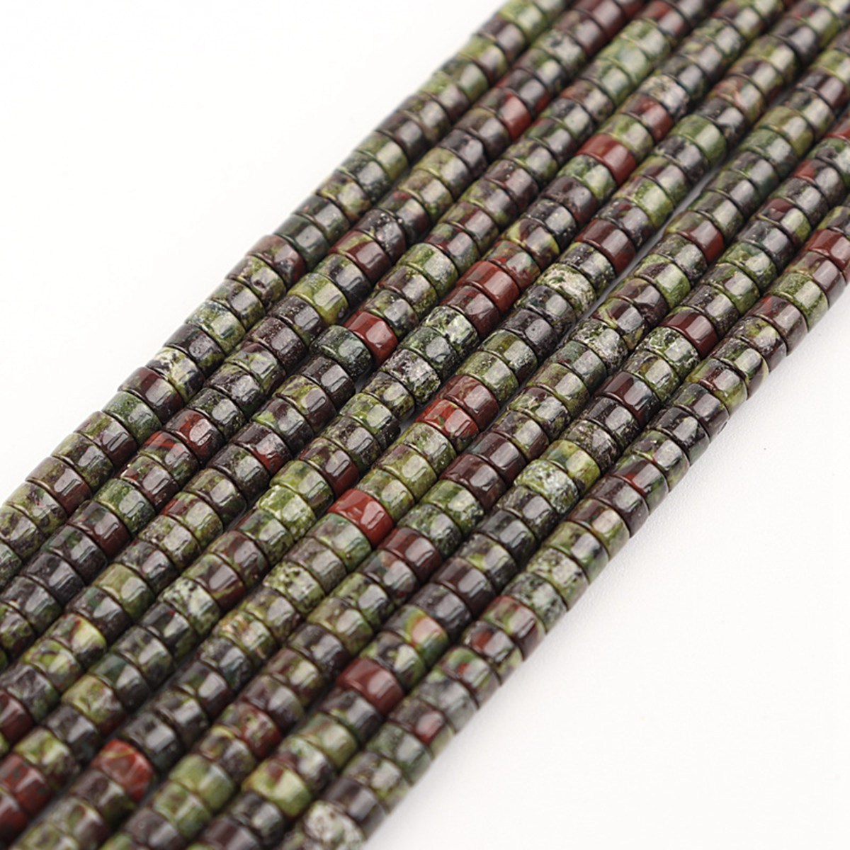 1 Strand 4x2mm Natural Flat Spacer Gemstone Beads Charming Crystal Agate Colored Stones for DIY Bracelet Necklace Jewelry Making