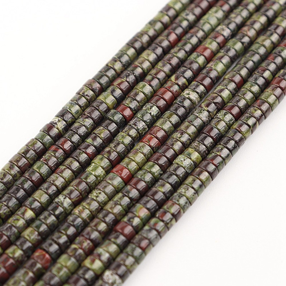 1 Strand 4x2mm Natural Flat Spacer Gemstone Beads Charming Crystal Agate Colored Stones for DIY Bracelet Necklace Jewelry Making