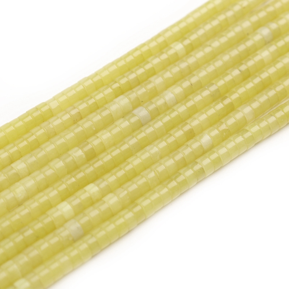 1 Strand 4x2mm Natural Flat Spacer Gemstone Beads Charming Crystal Agate Colored Stones for DIY Bracelet Necklace Jewelry Making