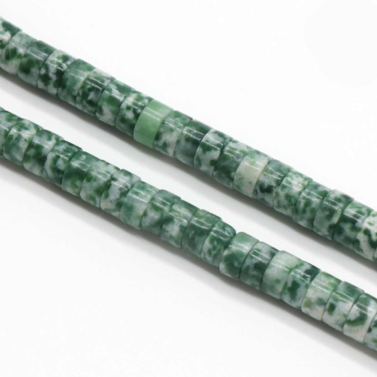 1 Strand 3x6mm Natural Flat Gemstone Beads Charming Crystal Agate Colored Stones for DIY Bracelet Necklace Jewelry Making