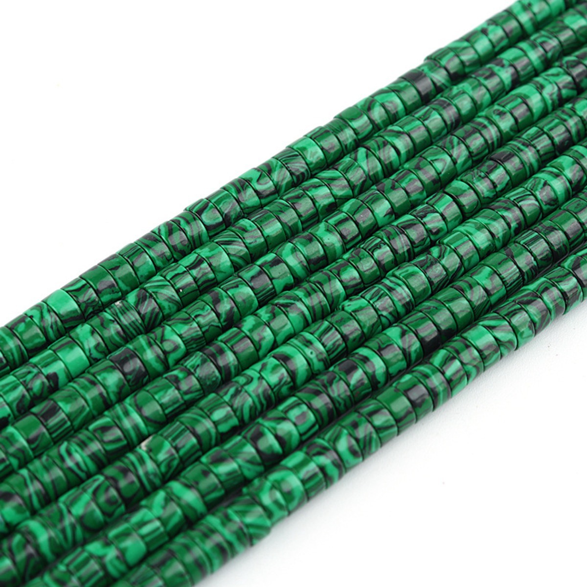 1 Strand 4x2mm Natural Flat Spacer Gemstone Beads Charming Crystal Agate Colored Stones for DIY Bracelet Necklace Jewelry Making