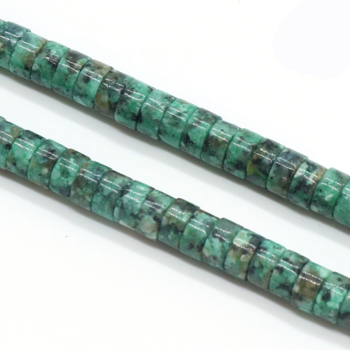 1 Strand 3x6mm Natural Flat Gemstone Beads Charming Crystal Agate Colored Stones for DIY Bracelet Necklace Jewelry Making